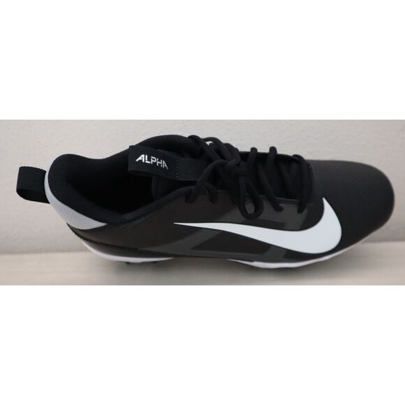 Nike FQ3875-001 Men's Sz 11W Black Alpha Menace 4 Shark Molded Football Cleats - Picture 8 of 11